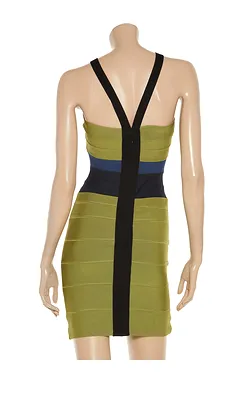 Two Tone Bandage Dress