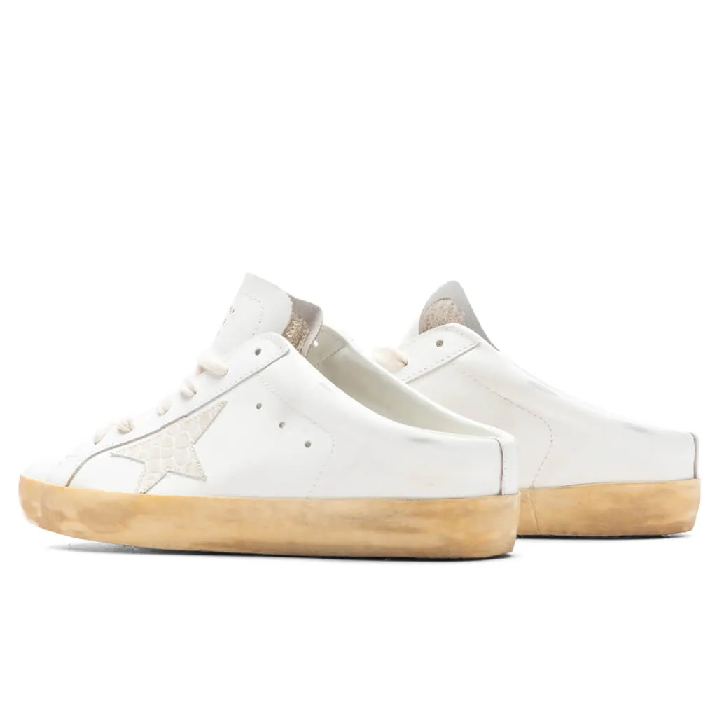 Women's Super-Star Sabot - White/Ivory