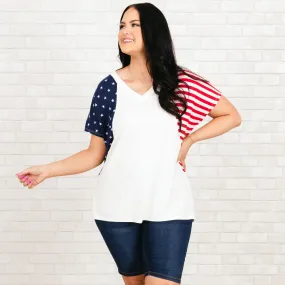 Yankee Doodle Top, Ivory