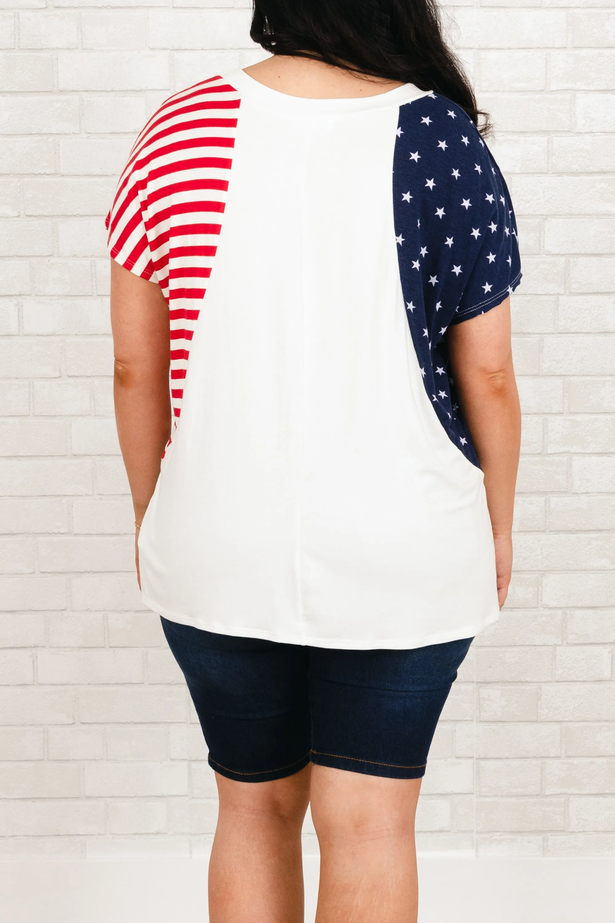 Yankee Doodle Top, Ivory