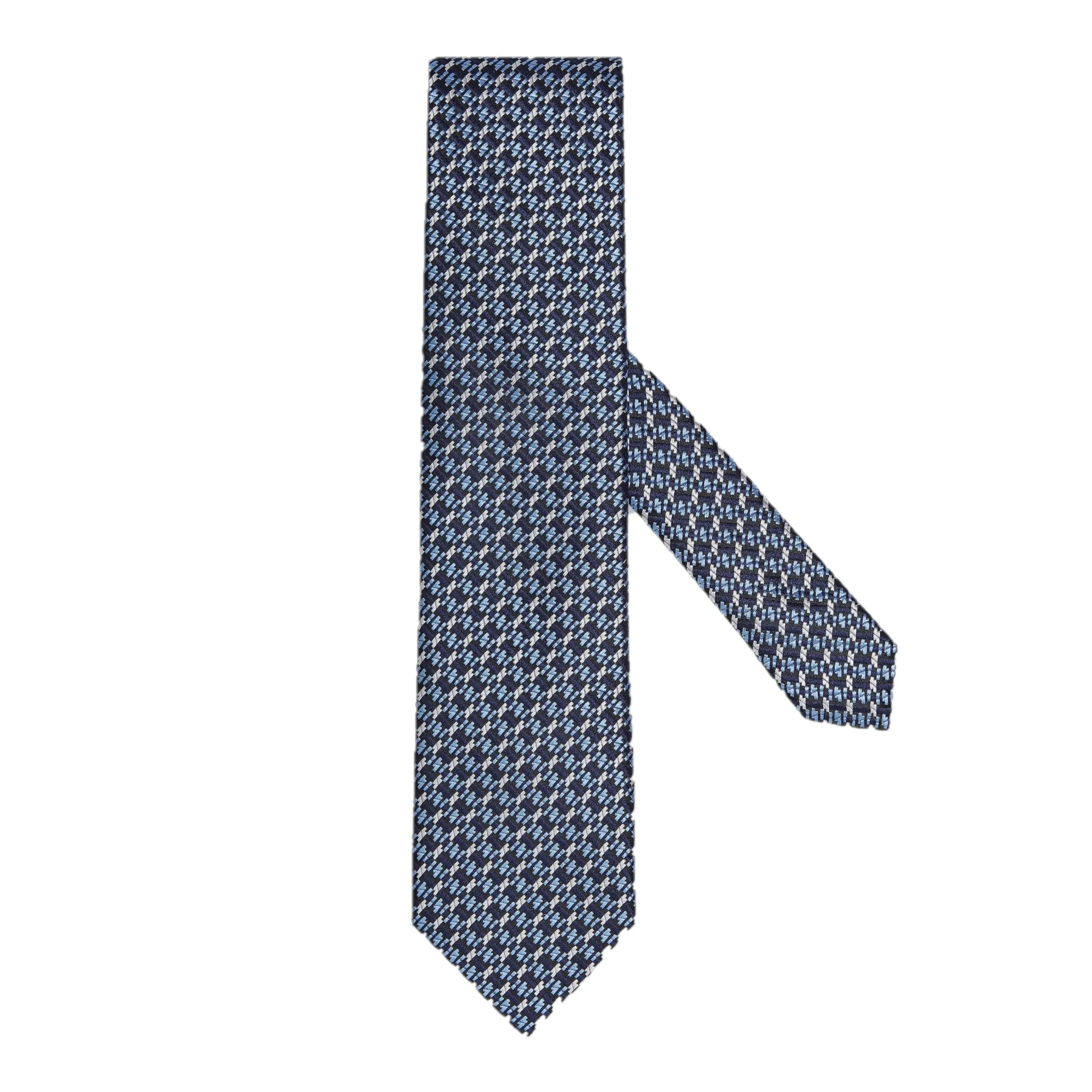 Zegna Light Blue Jacquard Tie