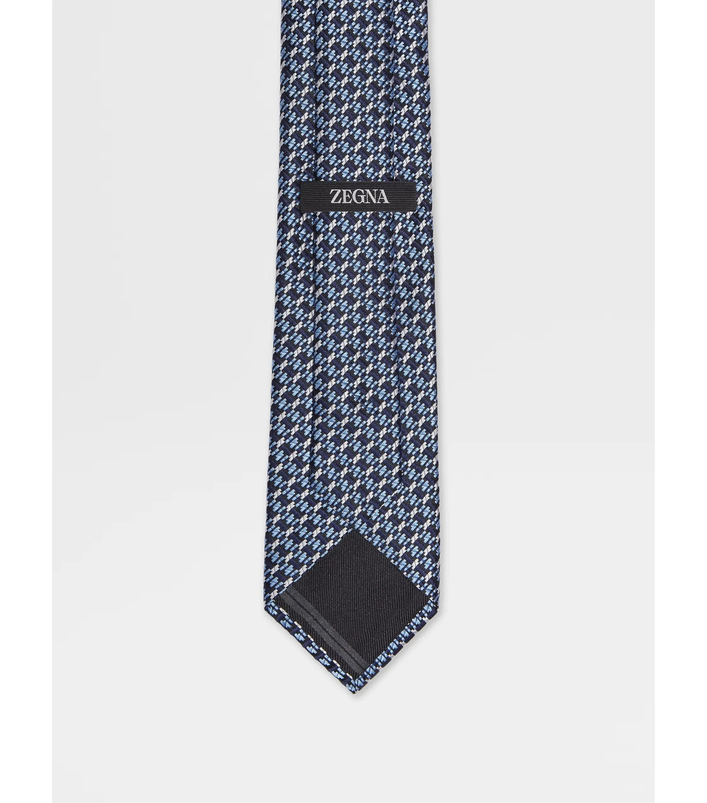 Zegna Light Blue Jacquard Tie