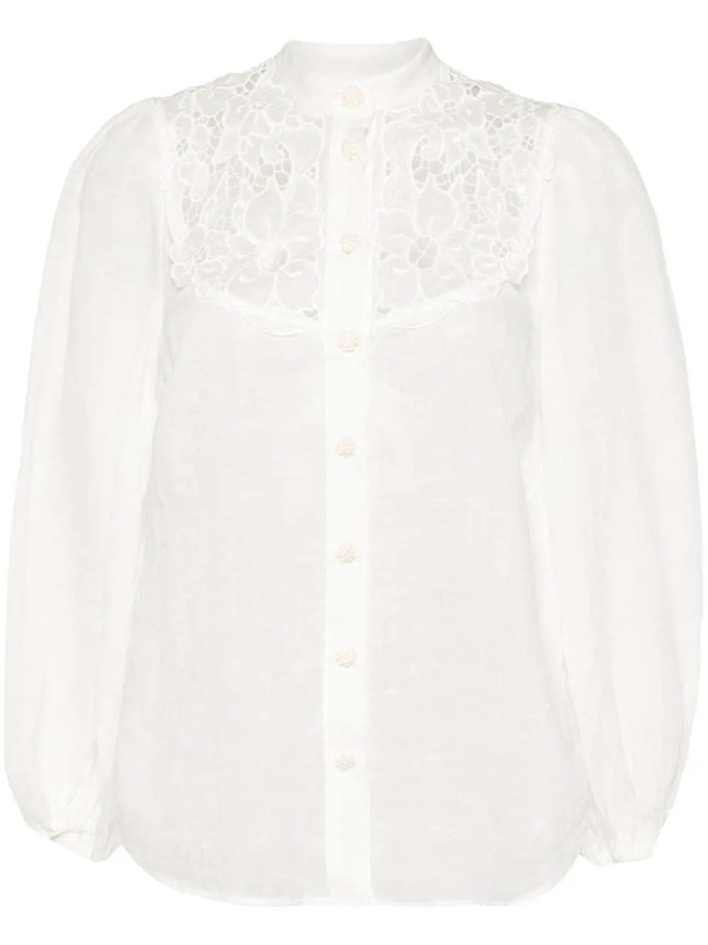 ZIMMERMANN Elegant Ramie Button-Up Shirt for Women