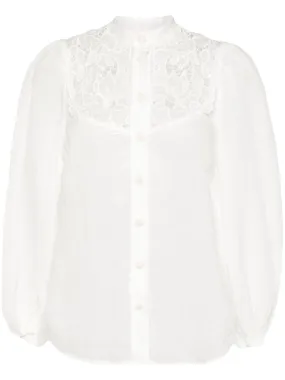 ZIMMERMANN Elegant Ramie Button-Up Shirt for Women