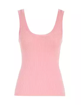 ZIMMERMANN Rib Scoop Neck Tank